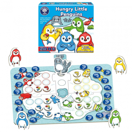 Materiale gradinita - Orchard Toys Joc de societate Pinguini Mici si Flamanzi HUNGRY LITTLE PENGUINS