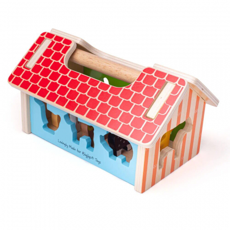 BIGJIGS Toys-Joc de sortare - Ferma vesela [5]