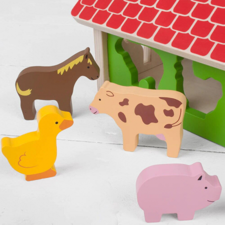 BIGJIGS Toys-Joc de sortare - Ferma vesela [3]
