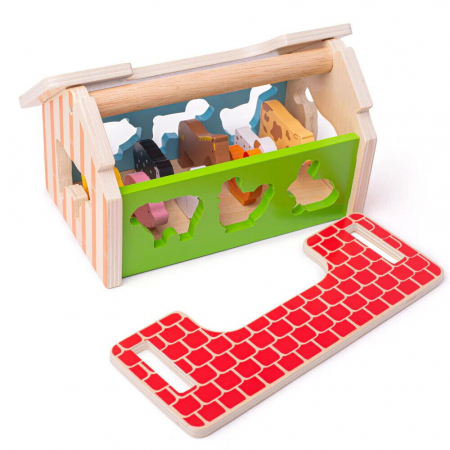 BIGJIGS Toys-Joc de sortare - Ferma vesela [4]