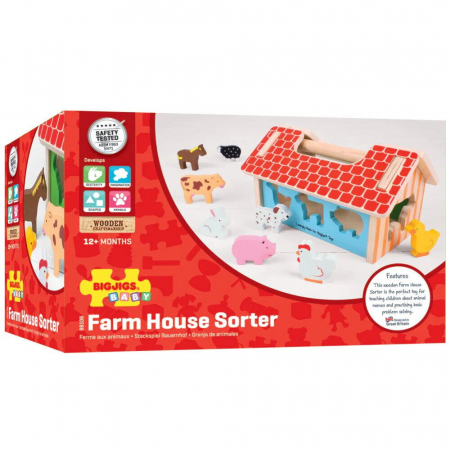 BIGJIGS Toys-Joc de sortare - Ferma vesela [6]