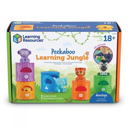 Cadouri botez - Learning Resources Joc de sortat si numarat - Prietenii din jungla
