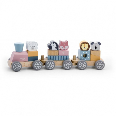 New Classic Toys Joc de stivuire Trenulet PolarB [4]