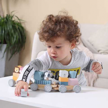 New Classic Toys Joc de stivuire Trenulet PolarB [2]
