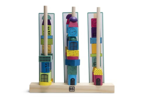 Joc de stivuit BS toys Stack towers [2]