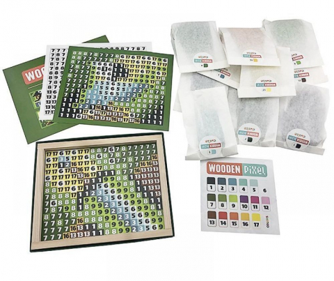 Joc Din Lemn Cubika -  MOZAIC - PIXEL PIRATES [1]