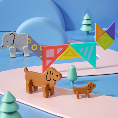 Joc Educational Tangram Magnetic [4]