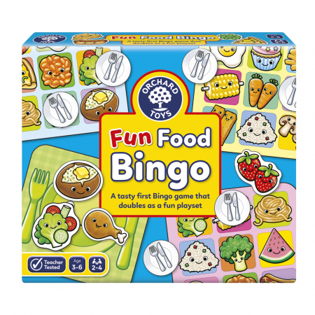 Cadouri copii - Joc Educativ Bingo Distractiv cu Alimente