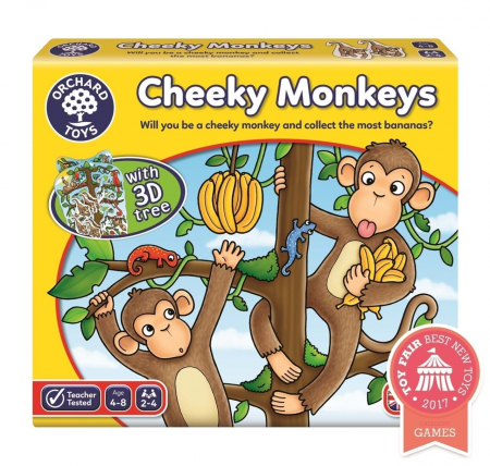 Olcsó ajándékok gyerekeknek - Orchard-Toys-Joc-educativ-Cheeky-Monkeys