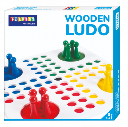 Jocuri si Jucarii Educative - Playbox Joc educativ din lemn Ludo