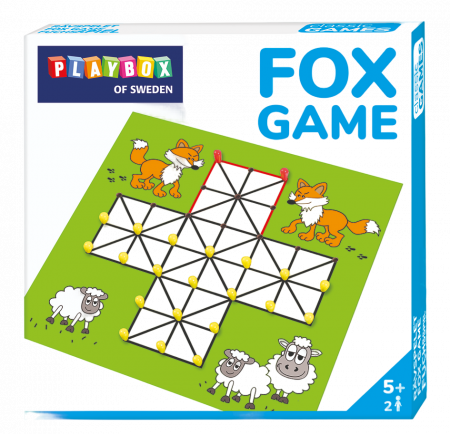 Jocuri si Jucarii Educative - Playbox Joc educativ din lemn Vulpitele pentru copii de la 5 ani