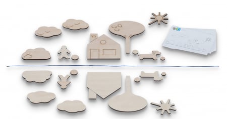 Kerti játékok - BS Toys Joc educativ Imagini in oglinda