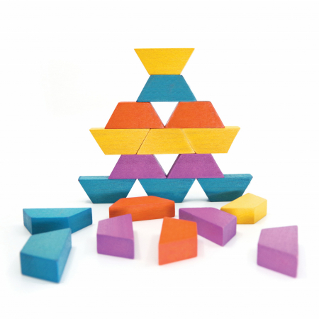 Svoora Joc educativ tip mozaic cu forme trapezoidale Explorare [4]