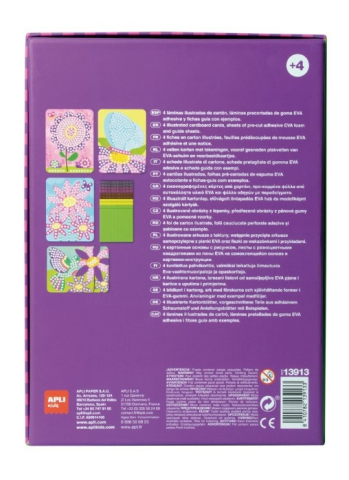 Oktató játékok - Joc Eva Mozaic, Foam, Apli, tema Primavara, 8 coli