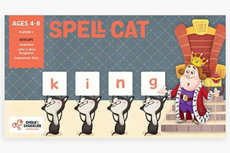 Toate jucariile - Chalk-and-Chuckles-Joc-interactiv-Invatam-sa-scriem-cu-pisicuta