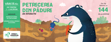 Olcsó ajándékok gyerekeknek - Chalk-and-Chuckles-Joc-interactiv-Petrecerea-din-padure