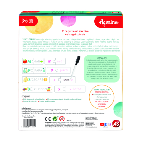 Joc Invat Literele - Joc Educativ Alfabet pentru Copii, Invat Sa Scriu [7]