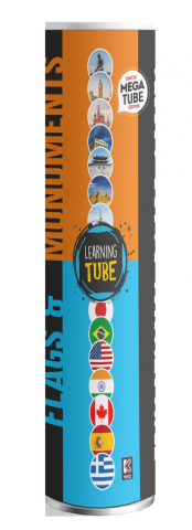 Cadouri copii - Joc-Learning-Tube®-Steaguri-monumentele-lumii-K-TOYZ