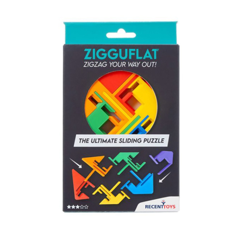 Oktató játékok - Joc logic Recent Toys - Zigguflat Puzzle
