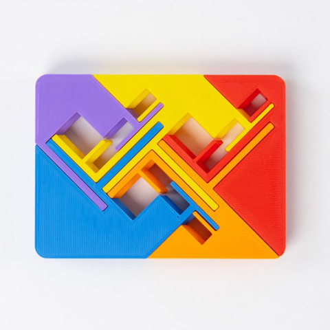 Joc logic Recent Toys - Zigguflat Puzzle [1]