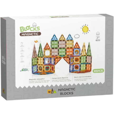 Oktató játékok - Joc magnetic Diamond - 85 piese (7.5 cm)