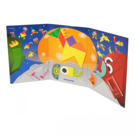Miniland Joc magnetic Tangram fantezie [3]
