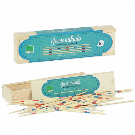 Olcsó ajándékok gyerekeknek - Vilac-Joc Marocco Mikado - Set 31 piese in cutie de lemn