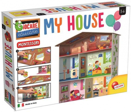 Jucarii +3 Ani - Lisciani-Joc-Montessori-Maxi-Casuta-mea