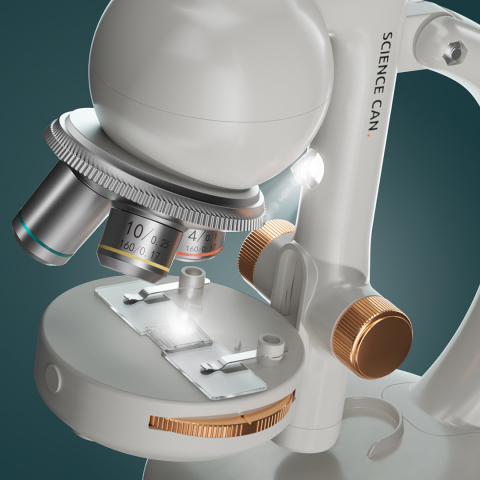 TopBright ScienceCan-Joc STEM Set de laborator Microscop 1600, TopBright Toys [3]