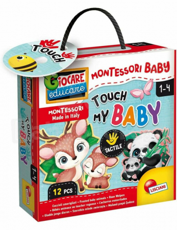 Cadouri botez - Lisciani Joc tactil Montessori - Mama si puiul