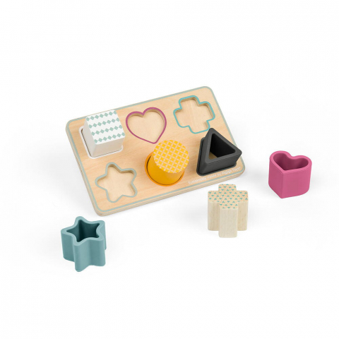 Jucarii 1-3 ani - BIGJIGS Toys-Jocul meu de potrivire - Forme magice