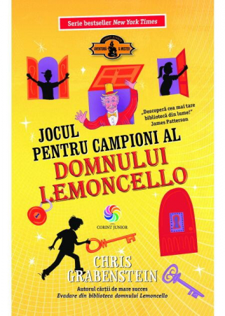 Könyvek 8 éves gyerekeknek - Corint-Jocul pentru campioni al domnului Lemoncello (vol.4)