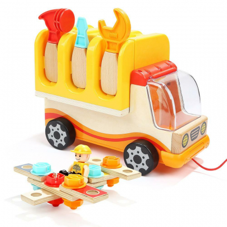 Gyerek munkapadok - Topbright-Jucarie-2-in-1-Camion-si-banc-de-lucru