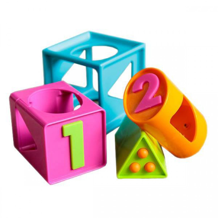 Oktató játékok és játékok - Fat Brain Toys-Jucarie bebe Cubul inteligent