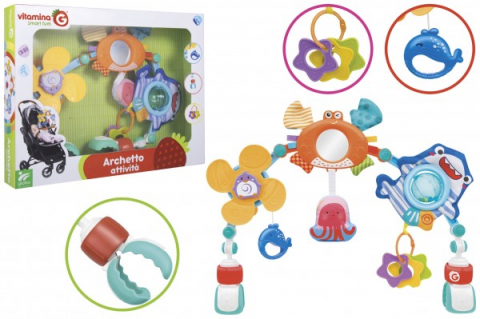 Cadouri botez - Jucarie-bebelusi-arcada-cu-activitati-si-clips-prindere-Vitamina-G-Globo