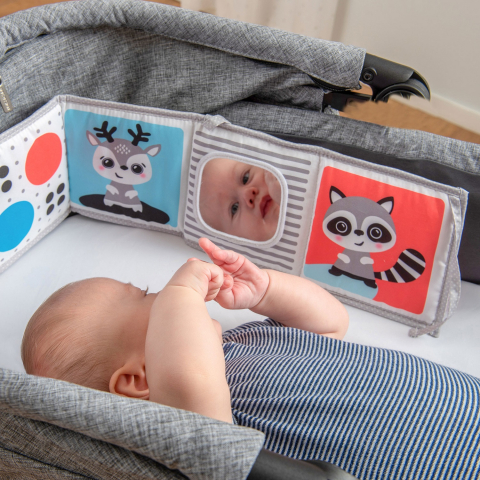 Jucarie - carte Benbat cu doua fete pentru dezvoltare senzoriala, Forest Fun [3]