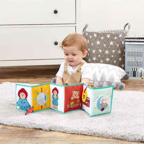 Jucarie - carte Paddington cu doua fete pentru dezvoltare senzoriala [2]