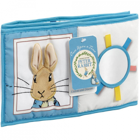 Jucarii 1-3 ani - Rainbow Designs-Jucarie - carte Peter the Rabbit cu doua fete pentru dezvoltare senzoriala