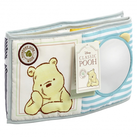 Jucarii 1-3 ani - Rainbow Designs-Jucarie - carte Winnie the Pooh cu doua fete pentru dezvoltare senzoriala