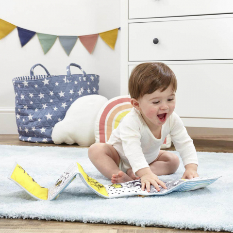 Rainbow Designs-Jucarie - carte Winnie the Pooh cu doua fete pentru dezvoltare senzoriala [7]