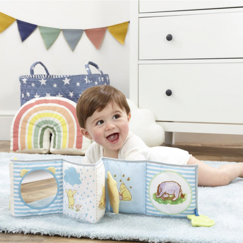 Rainbow Designs-Jucarie - carte Winnie the Pooh cu doua fete pentru dezvoltare senzoriala [8]