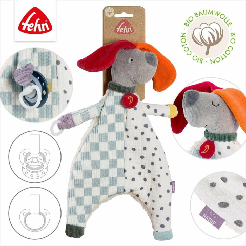 Fehn-Jucarie cu inel pentru suzeta - Catelus NATUR [2]