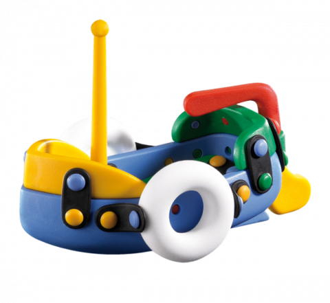 Jucarii 3-5 ani - mic-o-mic-Jucarie de construit 3D Barca 089.003, 12.5 cm