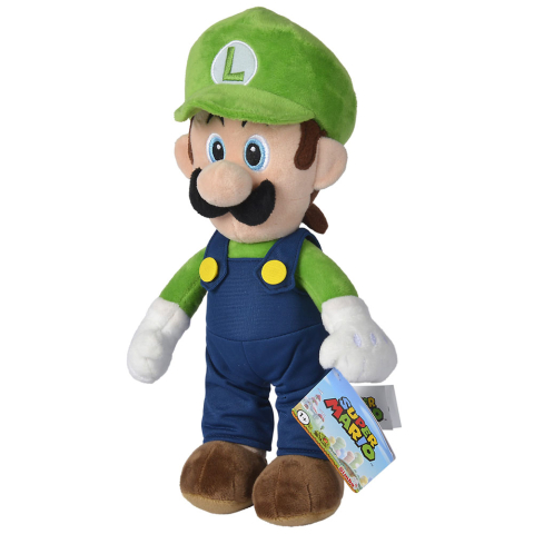 Play by Play-Jucarie de plus Simba Luigi, Super Mario, 32 cm [1]