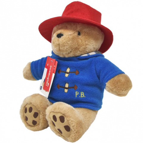 Rainbow Designs-Jucarie de plus ursuletul Paddington cu haina albastra, 20 cm [1]