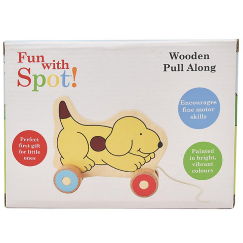 Rainbow Designs-Jucarie de tras din lemn Spot the Dog [2]