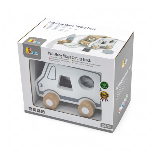 Jucarii 3-5 ani - Viga-Jucarie de tras/impins - Camionul sortator, PolarB Viga