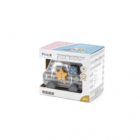 Cadouri botez - New Classic Toys Jucarie de tras sortator forme geometrice Camion PolarB