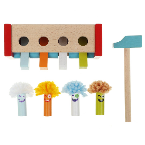 Jucarie din lemn, Cubika - Claunii saritori [2]