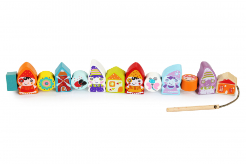 Jucarie din lemn, Cubika, “Joc de indemanare, Papusi” [2]